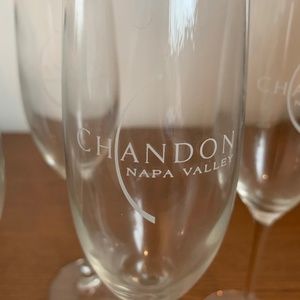 DOMAINE CHANDON Champagne Napa Valley Flutes